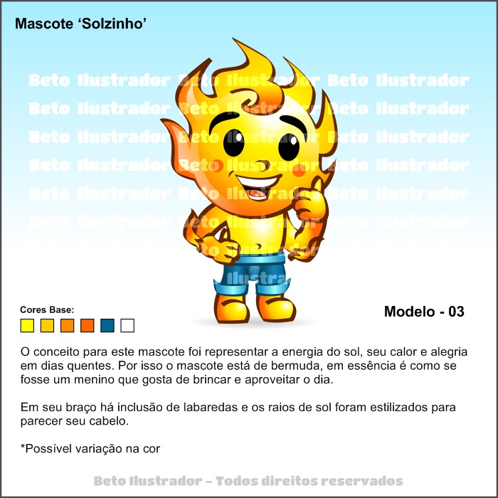 Design de mascote, modelo